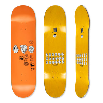 Polar Skate Deck Dane Brady - MIA - Orange