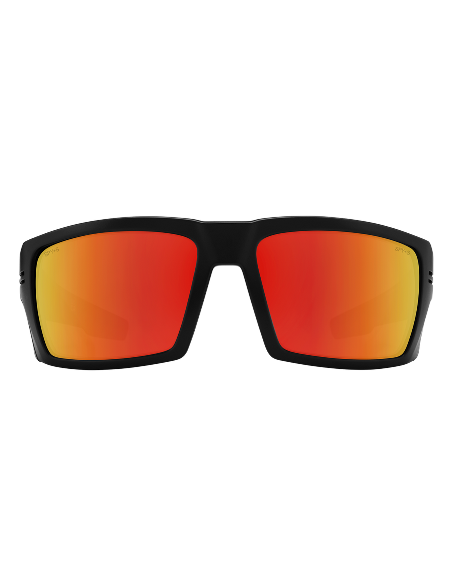Spy Rebar ANSI Matte Black - Happy Bronze Red Spectra Mirror