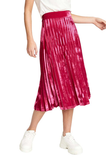 Rut & Circle Bianca Pleated Midi Skirt