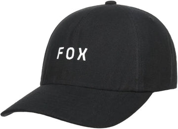 Fox Wordmark  Adjustable Hat Black