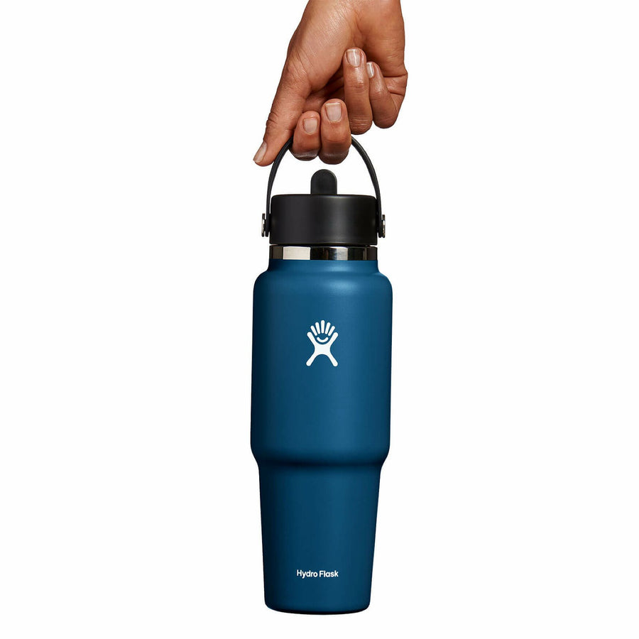 Hydro Flask 32 OZ (946ml) Wide Mouth Travel Bottle with Flex Straw Cap