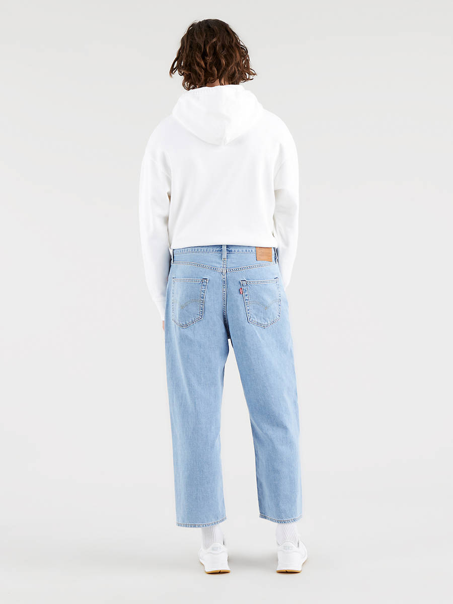 Levi's Stay Loose Pleated Crop Jeans