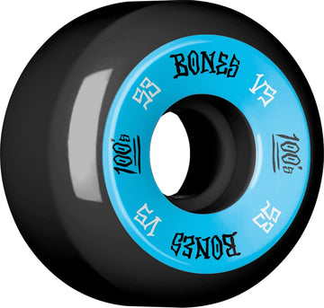 Bones 100'S V5 Black Skateboard Wheels - Minos Boardshop